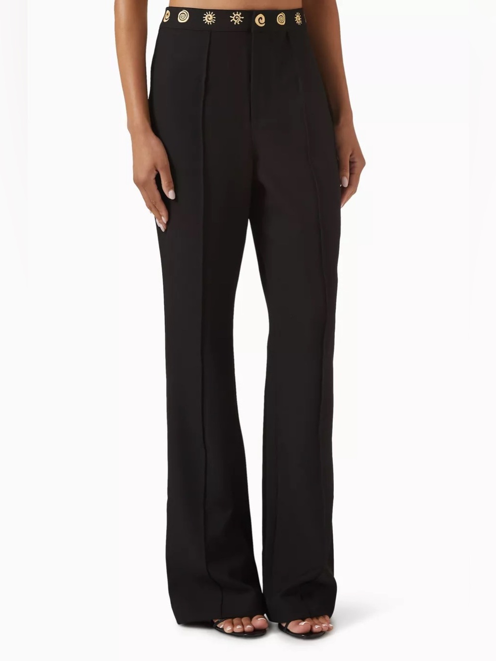 The Wolf Gang Irida Bootcut Pants Black S NWT